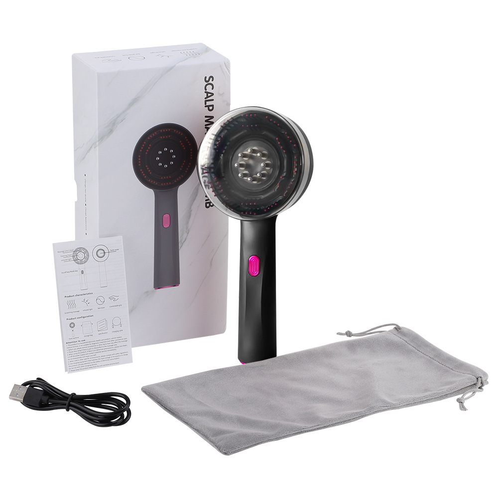 NovaScalp Red Light Therapy Comb electric scalp massager – main product photo